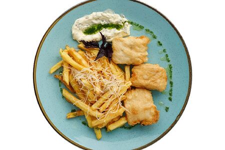 Фиш энд Чипс с филе меланогры