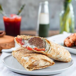 Люля из свинины в лаваше