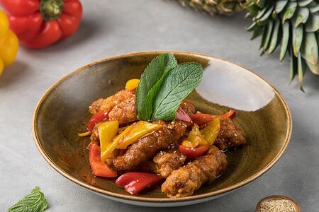 Свинина в кисло-сладком соусе