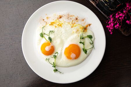 Яичница из двух яиц