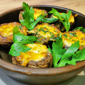 Шампиньоны запечённые с сыром