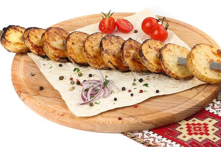 Картофель на шампуре