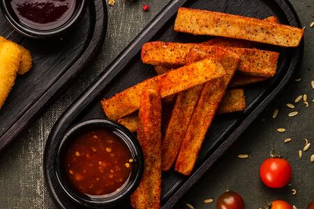 Пряные баклажаны темпура