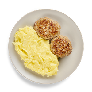 Котлеты домашние с картофельным пюре