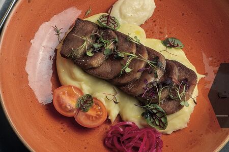 Телячий язык на гриле