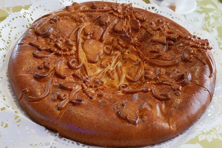 Пирог с мясом фермерским