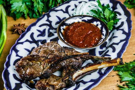 Шашлык из бараньей корейки