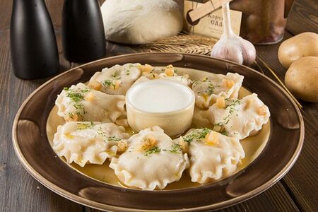 Вареники с картофелем и грибами