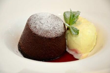 Шоколадный фондан