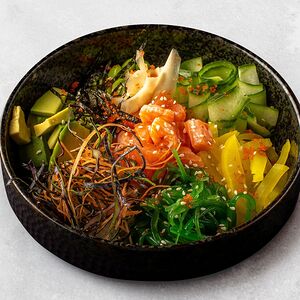 Поке с лососем