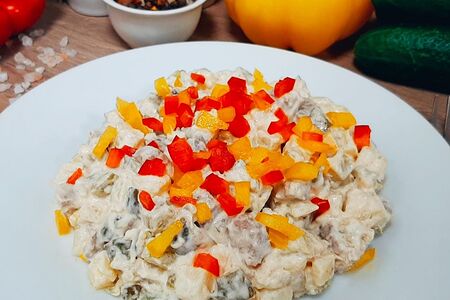 Салат Мясной острый