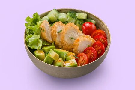 Поке с цыпленком