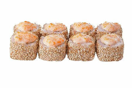 Острый ролл с крабом