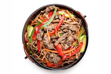 Соба с говядиной