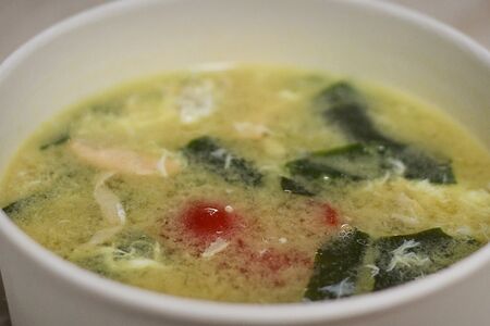 Мисо суп с лососем