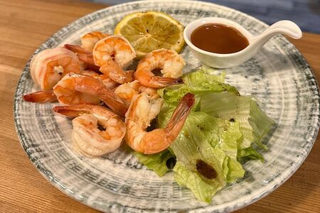 Креветки гриль