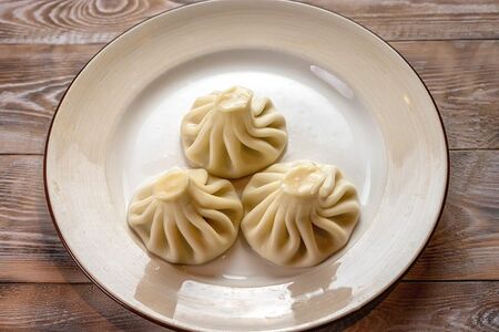 Хинкали с картофелем и сыром