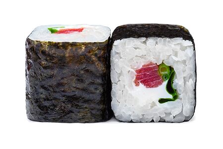 Сливочный тунец с зеленым луком