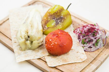 Овощи на углях