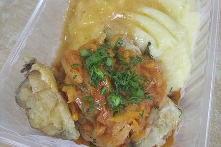 Минтай под маринадом