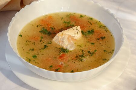 Уха из семги