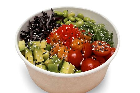 Поке-боул с лососем