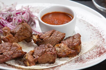 Шашлык из бараньей мякоти