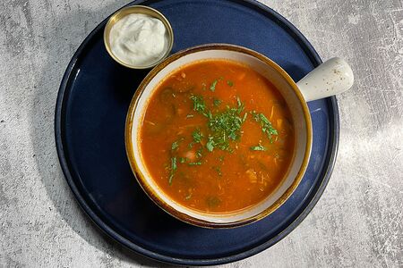 Солянка с груздями