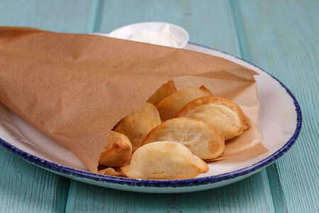 Жареные посикунчики с рыбой