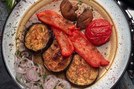 Овощи на мангале