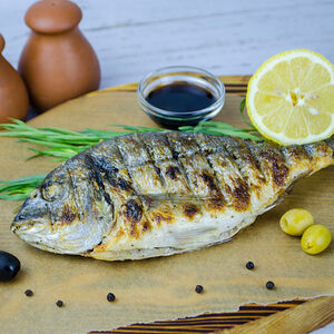 Дорадо на мангале