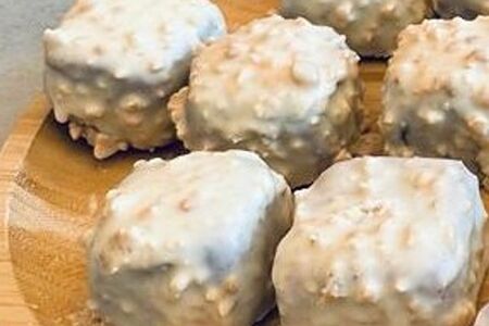 Пирожное картошка в белом шоколаде