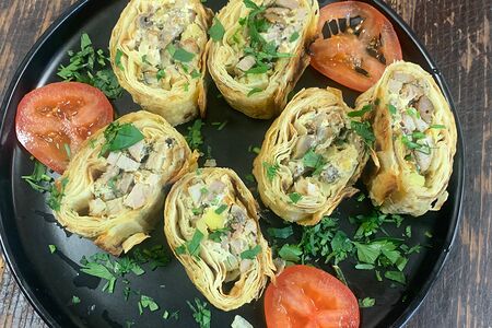 Рулет мясной с курицей