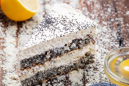 Торт маковый 