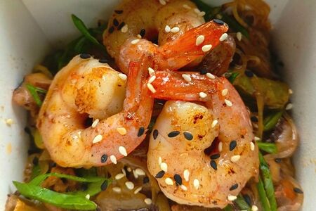 Фунчоза с морепродуктами