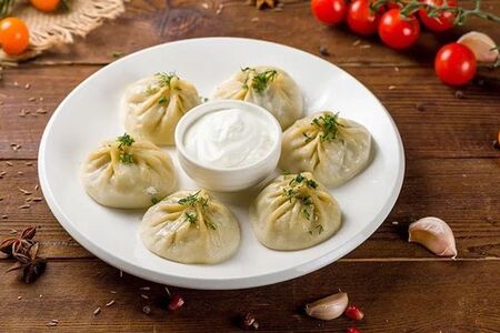 Манты с говядиной