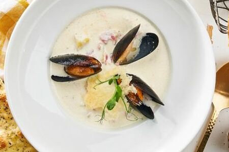 Сливочный суп чаудер