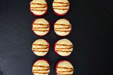 Запечённый с креветкой