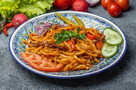 Жареный лагман