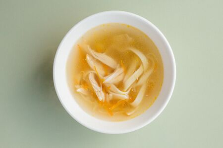 Домашняя лапша с курицей