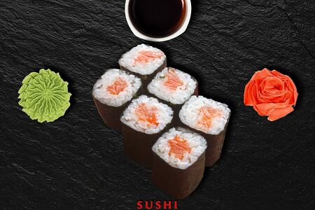 Маки копченый лосось