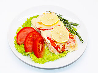 Горбуша под сыром