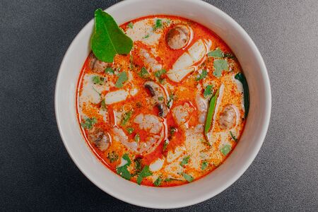 Том ям на кокосовом молоке