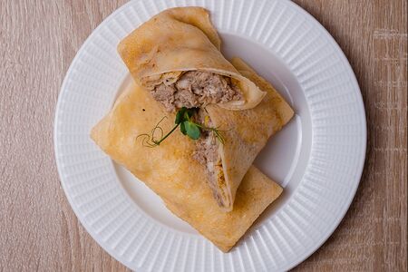 Блинчик с мясом