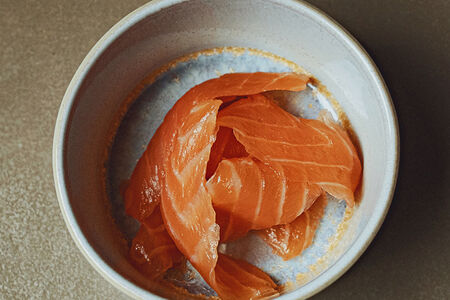 Лосось слабосолёный