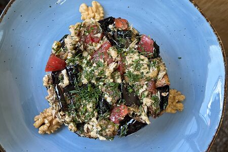 Баклажановый с курицей