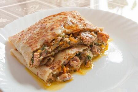 Блин с горбушей