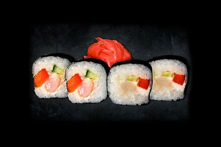 Футомаки с креветкой