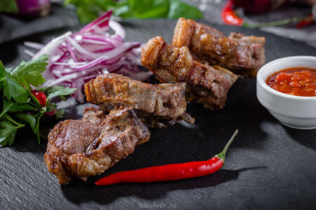 Шашлык из баранины на кости