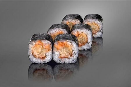 Ролл спайси с копченым угрем